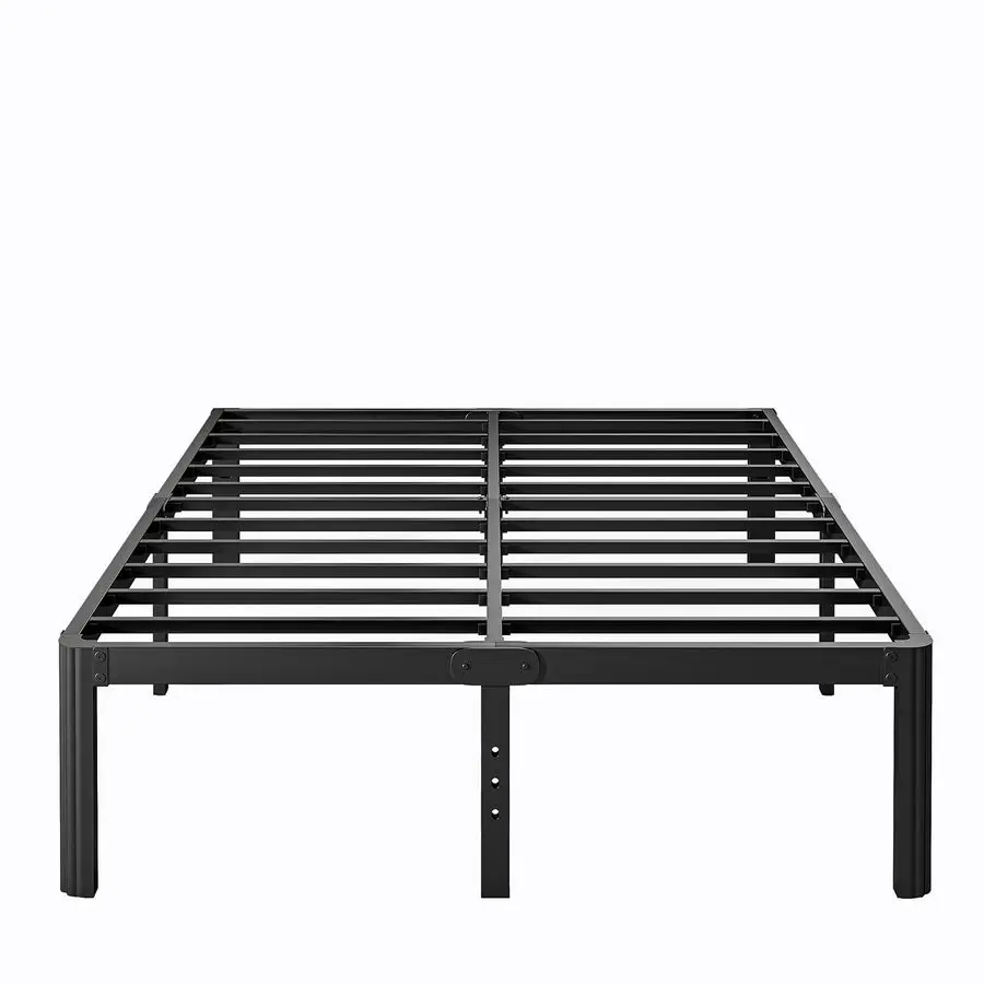 

14 Inch High Platform Metal Queen Size Bed Frame, Queen Bed Frame no Box Spring Needed, Easy Assembly, Heavy Duty, Noise Free,