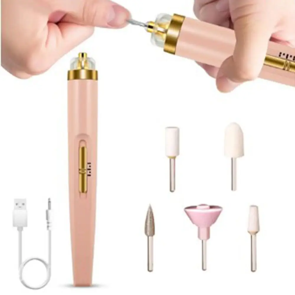 

Manicure Tools Nails Apparatus Nail File Nail Art Drill Set Nail Pedicure Drill 5 in 1 Nail Grinder Electric Nail Drill Machine