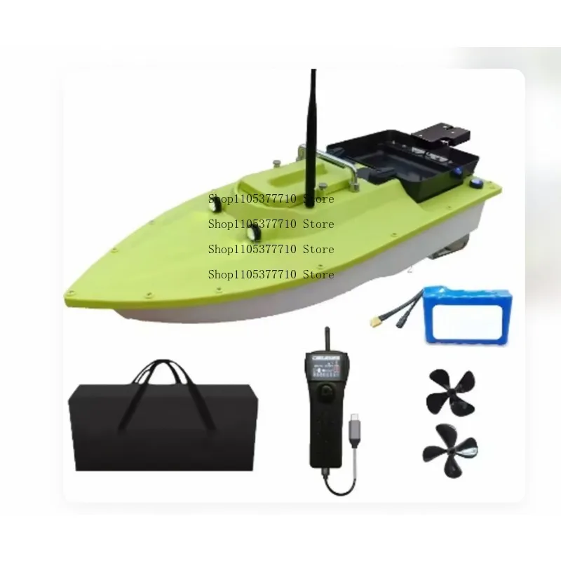 GPS Saltwater RC Bait Boat, S80 Brushless Super Speed Fishing Feeder Boat, IP66 Waterproof for Surf Fishing
