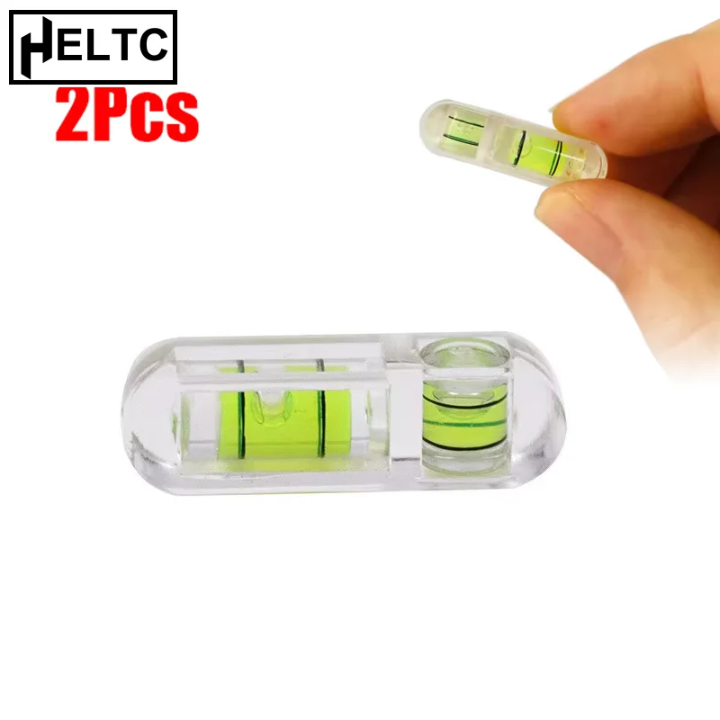 Mini Bubble Spirit Level T-type Spirit Level Round Square DIY Measuring Tools for Photos Frame Desk Daily Frame Surface Leveler