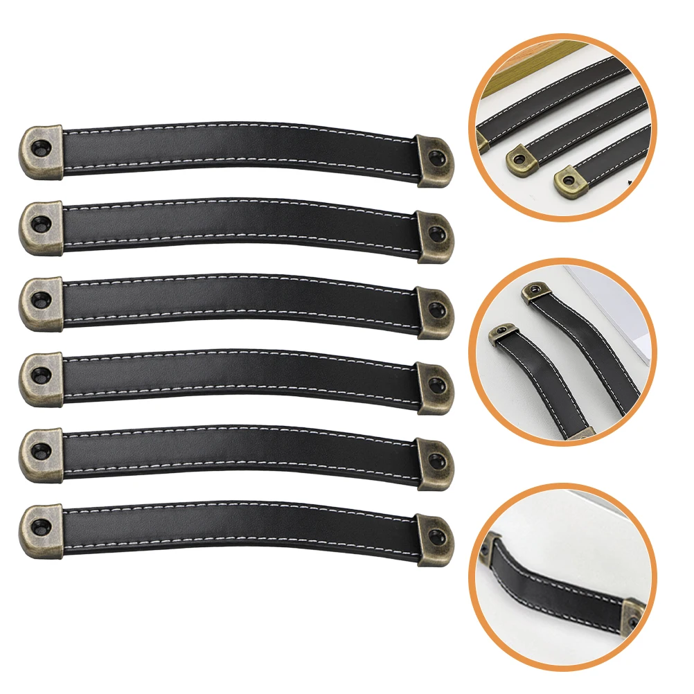 

6 Pcs Handle Dresser Drawer Pull Handles niture Decorative Cabinet Knobs Zinc Alloy for Hardware
