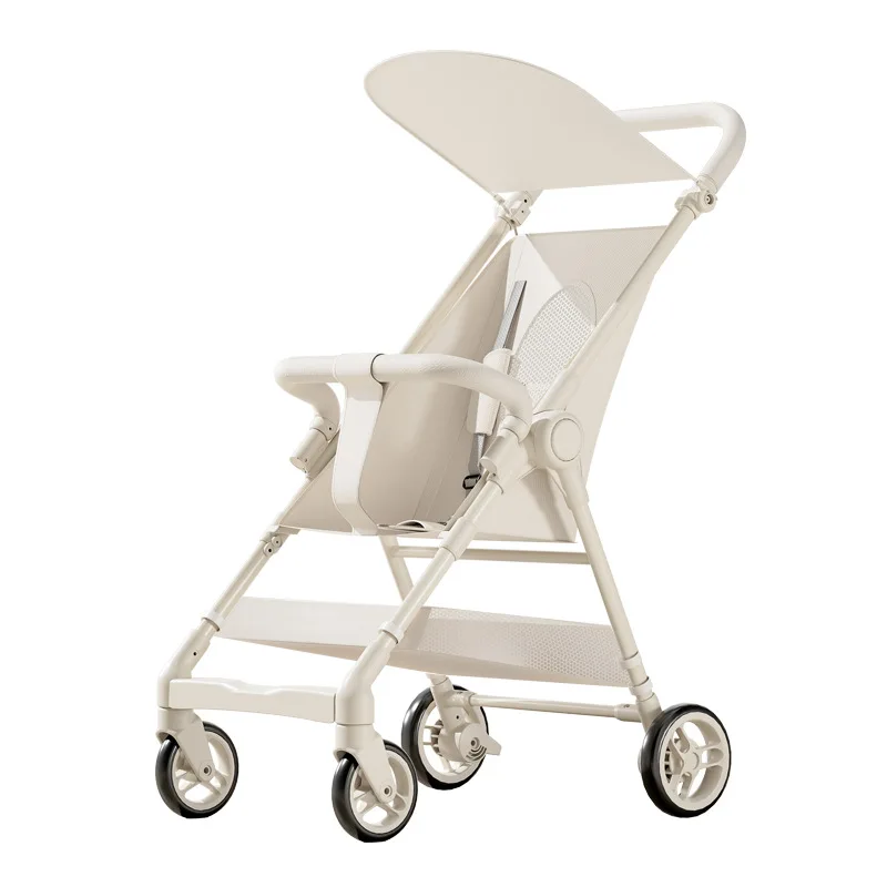 Folding Light Carts Baby Strollers, Sunshade Travel Strollers Pocket Car,Can Board An Airplane Aluminum Alloy Strollers for Baby