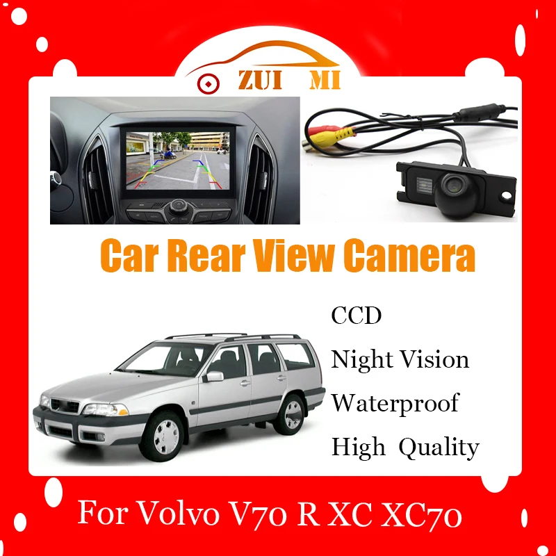 

Car Reverse Rear View Camera For Volvo V70 R XC XC70 2000~2007 Waterproof CCD Full HD Night Vision Backup Parking Camera