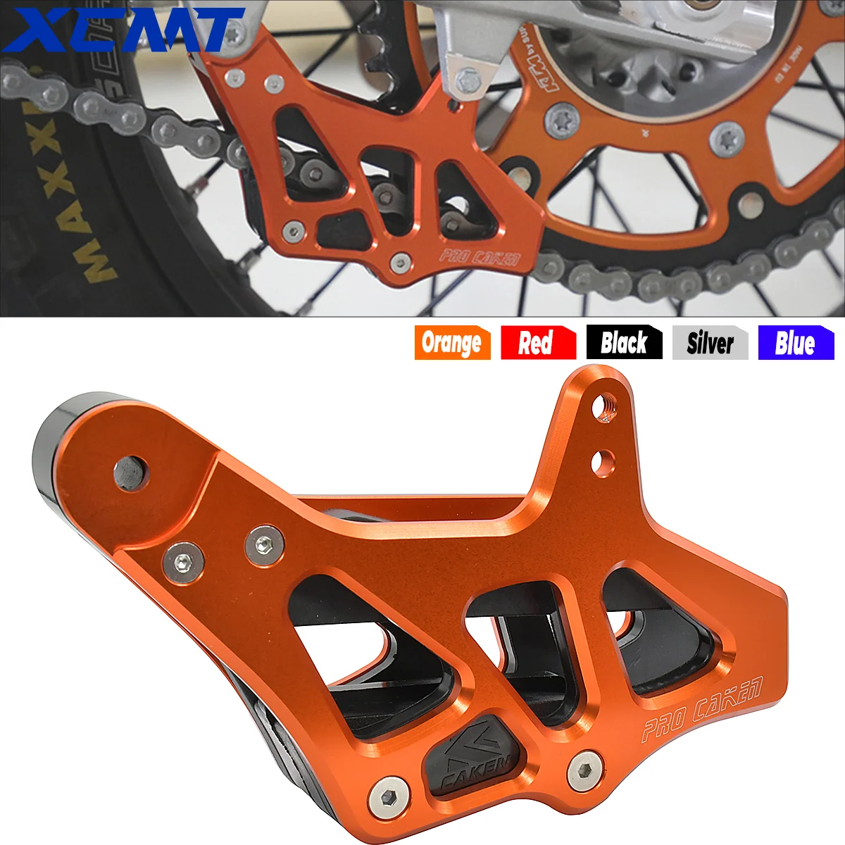 

CNC Aluminum Chain Guide Guard For KTM SX SXF EXC EXCF XC XCW XCF SMC For Husqvarna FC TC FE TE FS FX TX 85 125-501 2014-2022