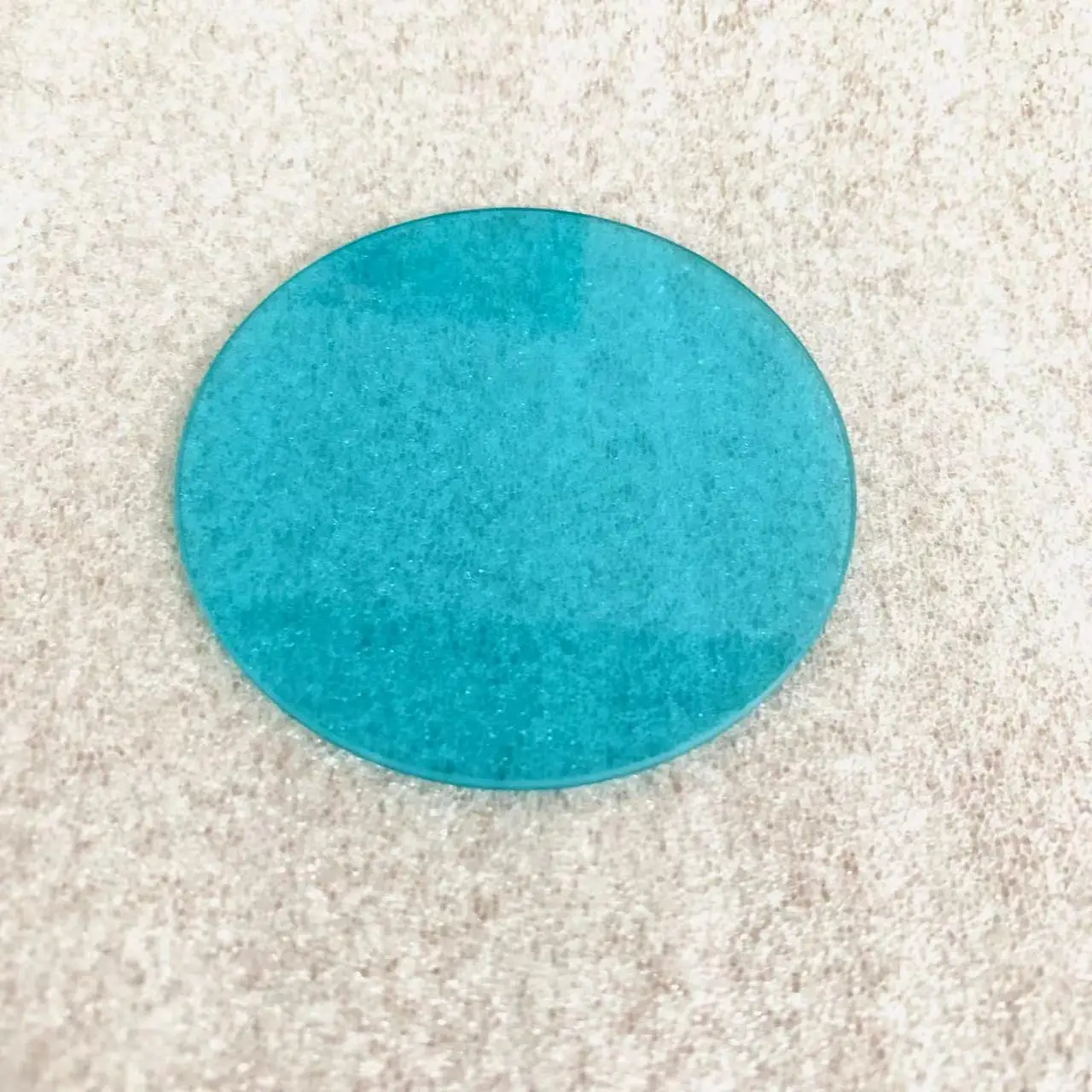 Filtro de cristal redondo azul para fotografía, accesorio de varios tamaños, diámetro de 69mm, BG39, QB39