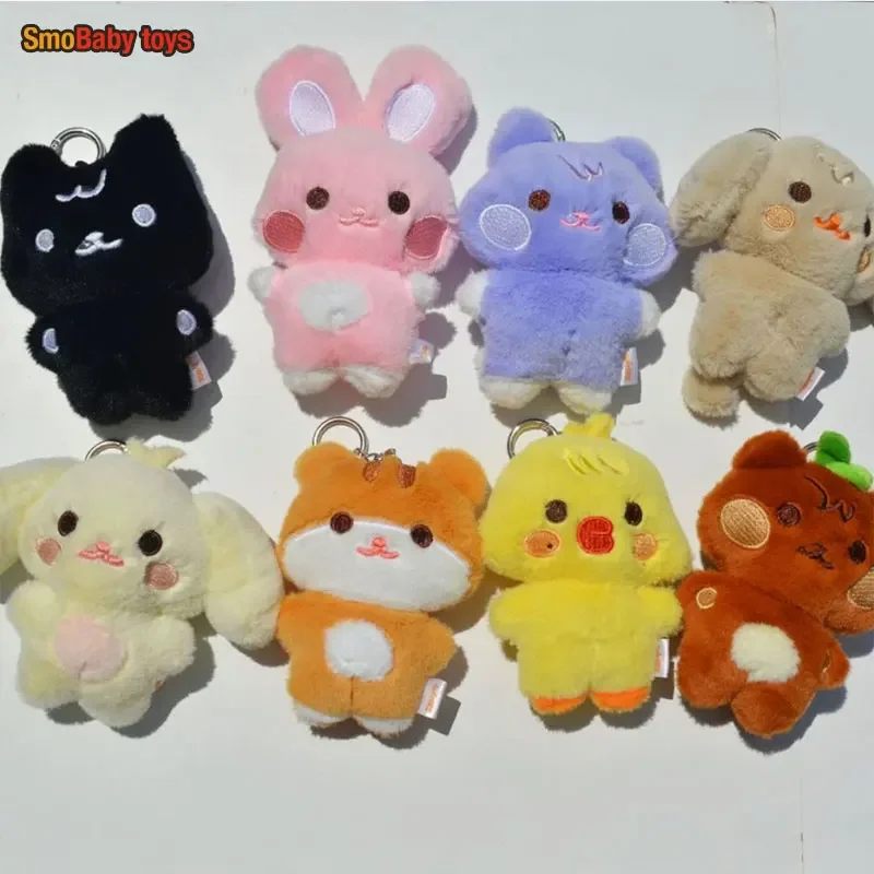 Kpop ateezzz pingente de pelúcia chaveiro aniteez design hongjoong seonghwa yunho yeosang san ming wooyoung jongho acessórios 10cm