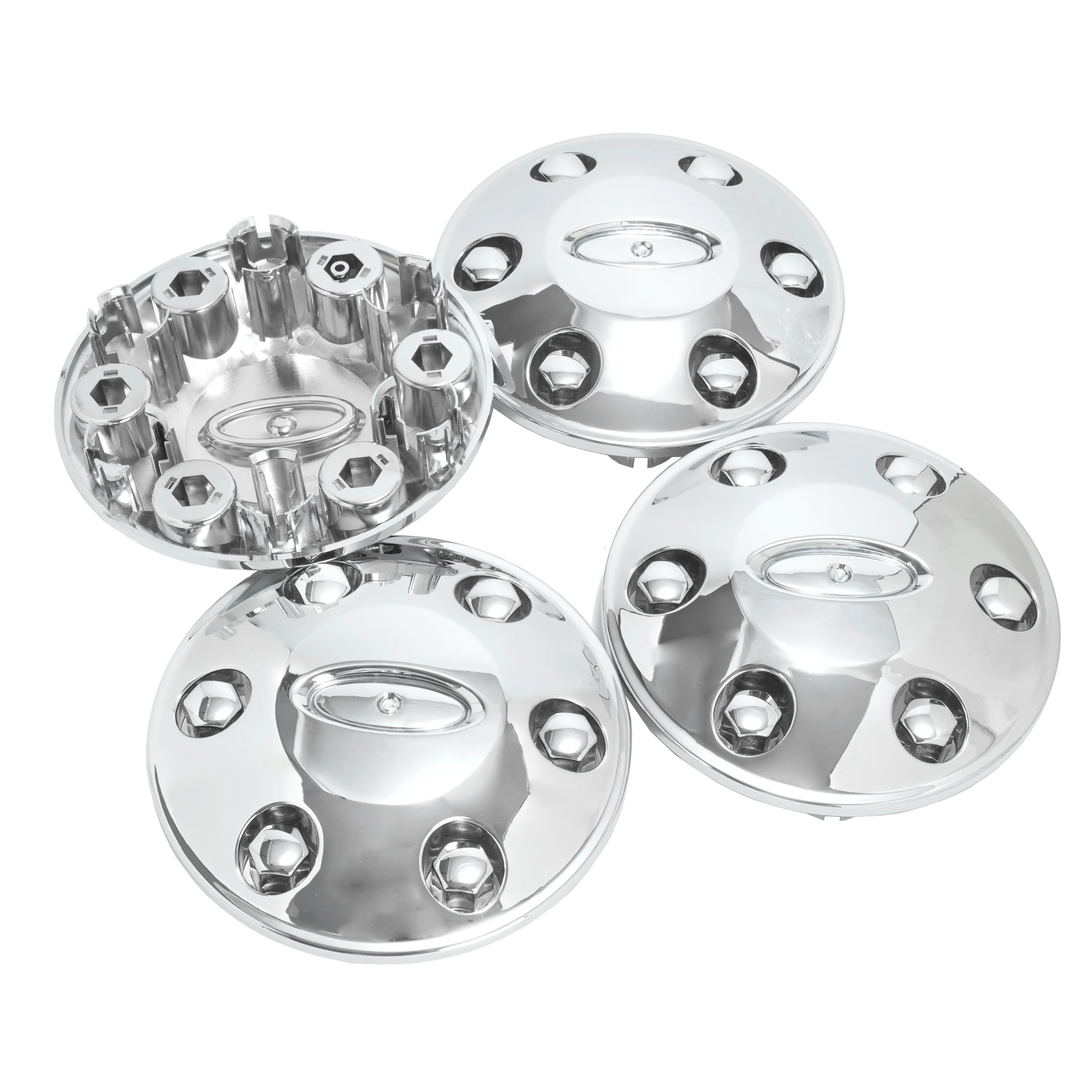 CFPerformance 1/4 Stück 185,53 mm/7,3 Zoll Außendurchmesser Felgenkappen für 2004-2014 F-150 Felgen # 5L3Z1130EA # 4L3Z1130CA Auto-Styling Externe Fahrzeugteile – Detail 6