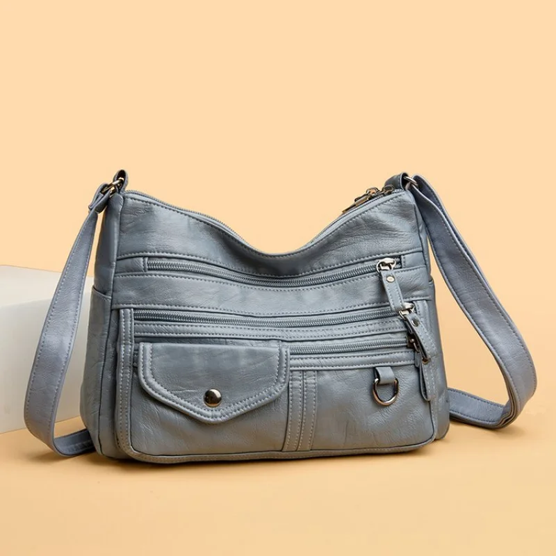 

Fashionable Luxury Tote Bag Ladies, Genuine Leather Shoulder Crossbody Purse Designer Messenger Handbag Women Chic
