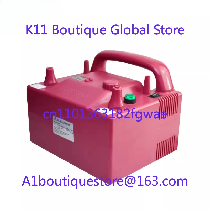 800W B362P Timing Quantitative Electric Balloon Pump Inflator for Festival/Party with 2 Inflation Nozzles