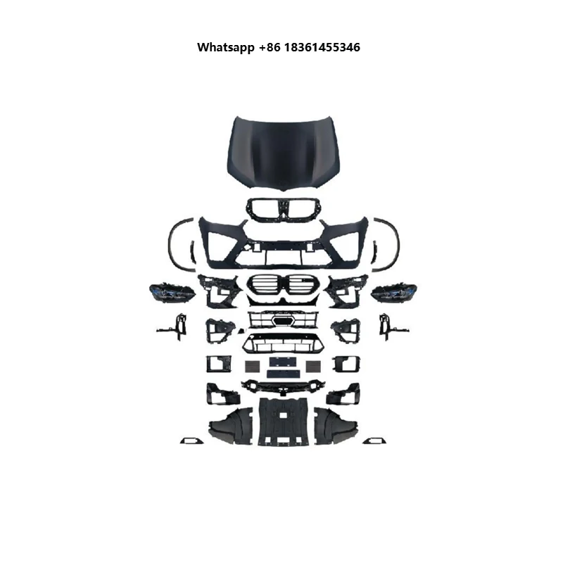 

Tegarry X5 E70(08-13) Upgrade to G05 X5M(2023+) Front and Rear Bumper Assemblies Hood Body Kits for 2008-2013