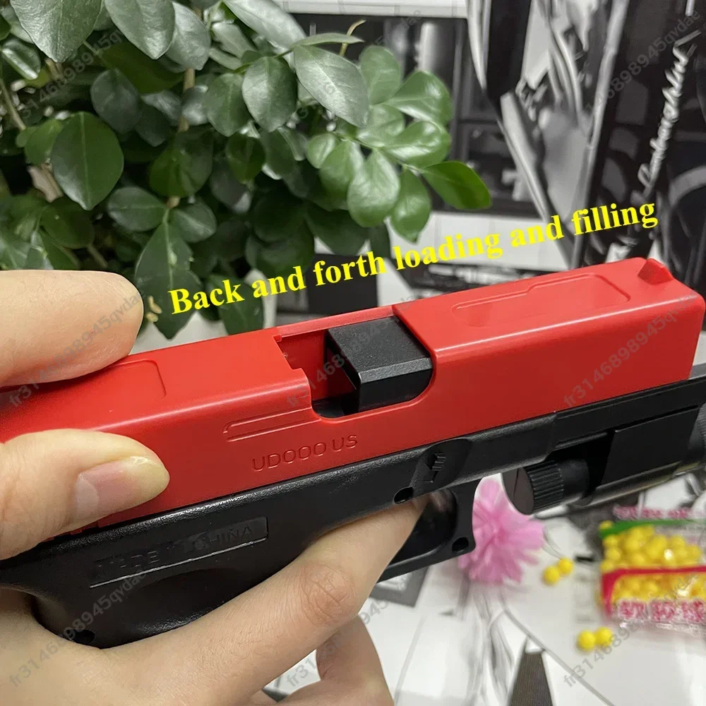 소프트 총알 Airsoft 권총 수동 G17 장난감 총 낮은 잡지 레이저 야외 스포츠 CS 게임 무기 어린이 성인 선물