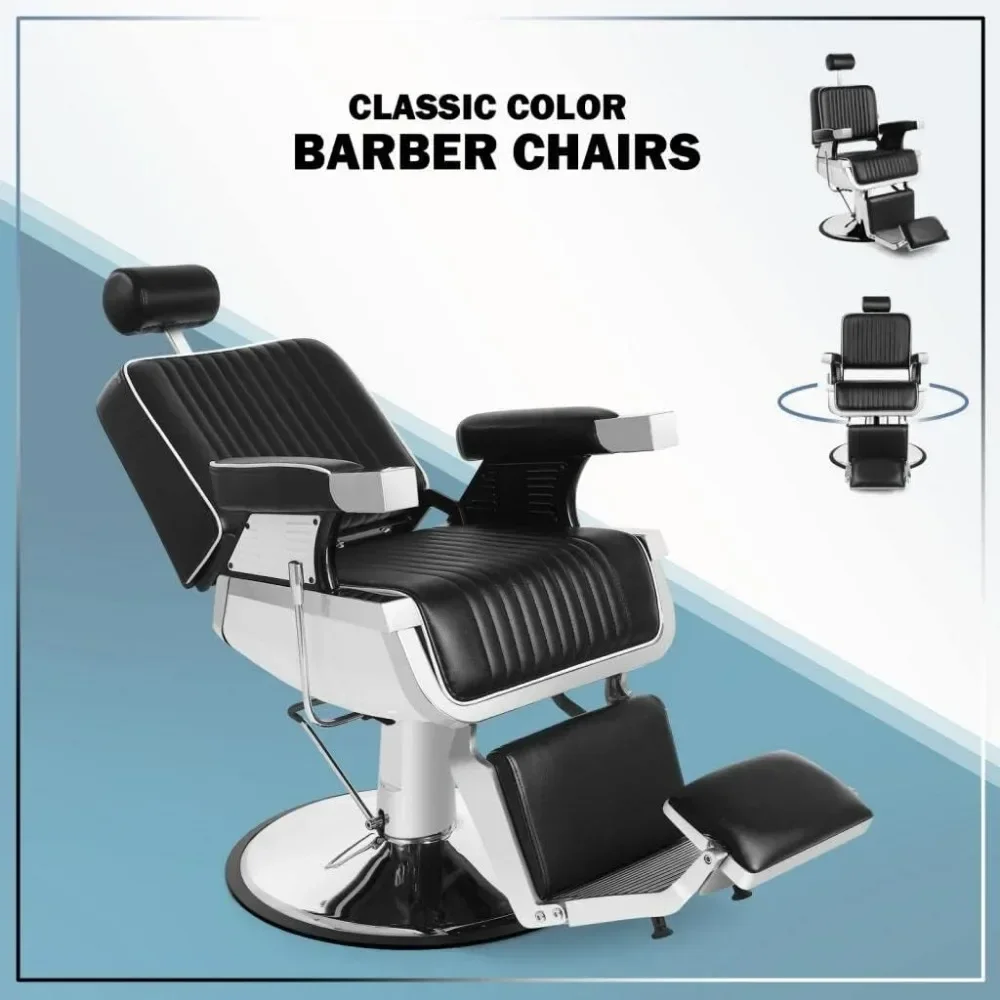 Chair Reclining Hydraulic Barber Chairs Heavy Duty Styling Chairs for Salon Chair Tattoo Beauty Equipment