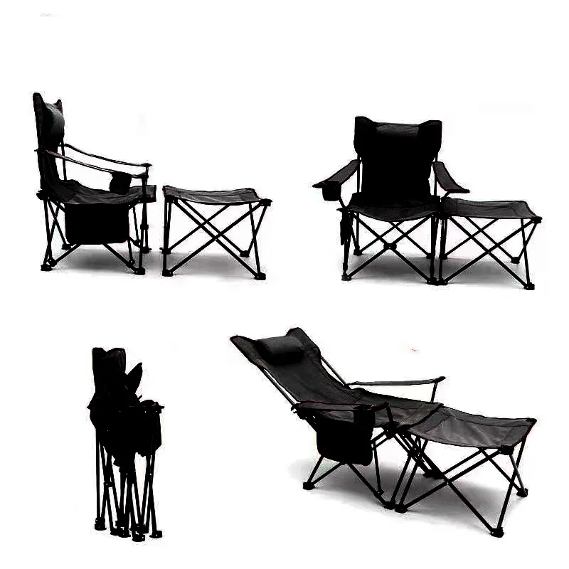 Multifunctional Outdoor Deck Chair Office Lunch Break Chair Portable Picnic Camping Chair