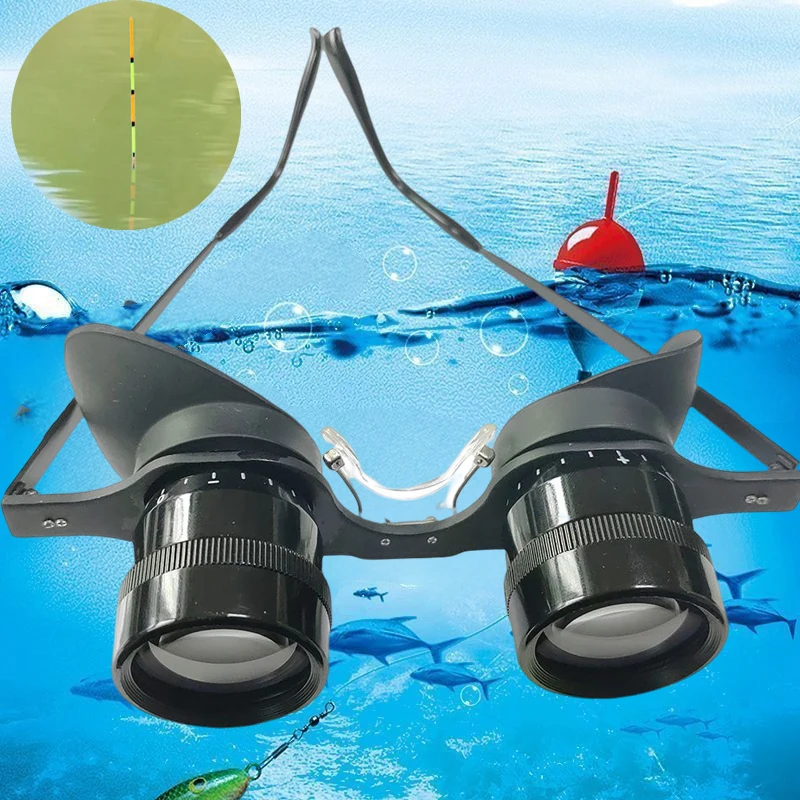 baixa luz de visao noturna 11x oculos lupa pesca binoculo telescopio pesca assistir o jogo e jogo ao ar livre ferramenta 01