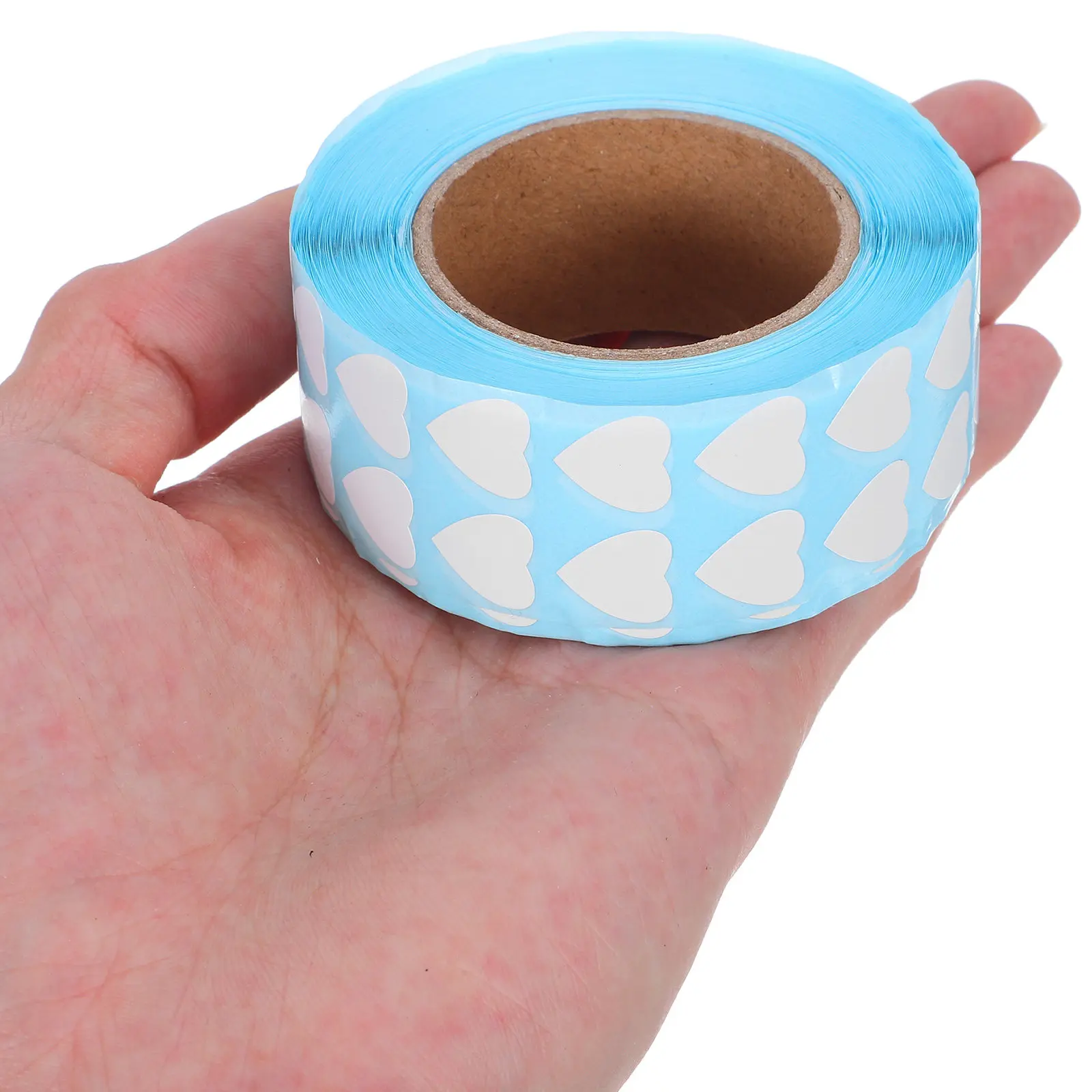 

2 Rolls Blank Name Number Labels White Adhesive Stickers for Storage Containers Oil Bottles Jar Labeling