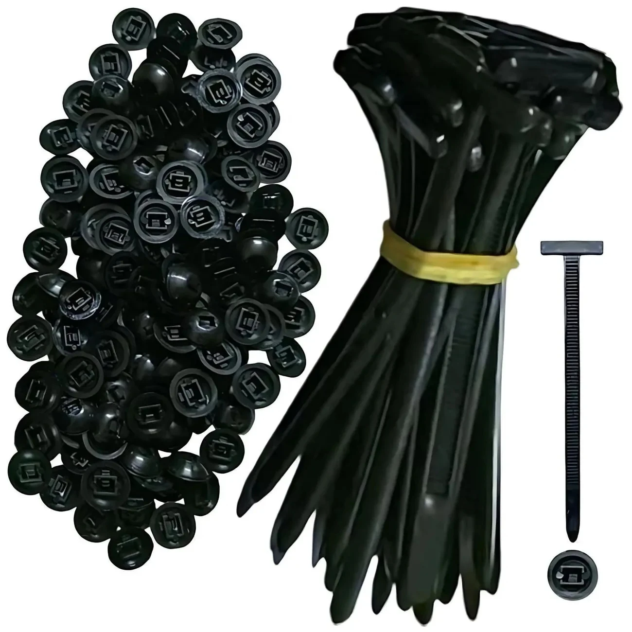 20Pcs-100pcs nylon cable tie self-locking heavy-duty cable tie universal tie buckle, suitable for auto repair and household use