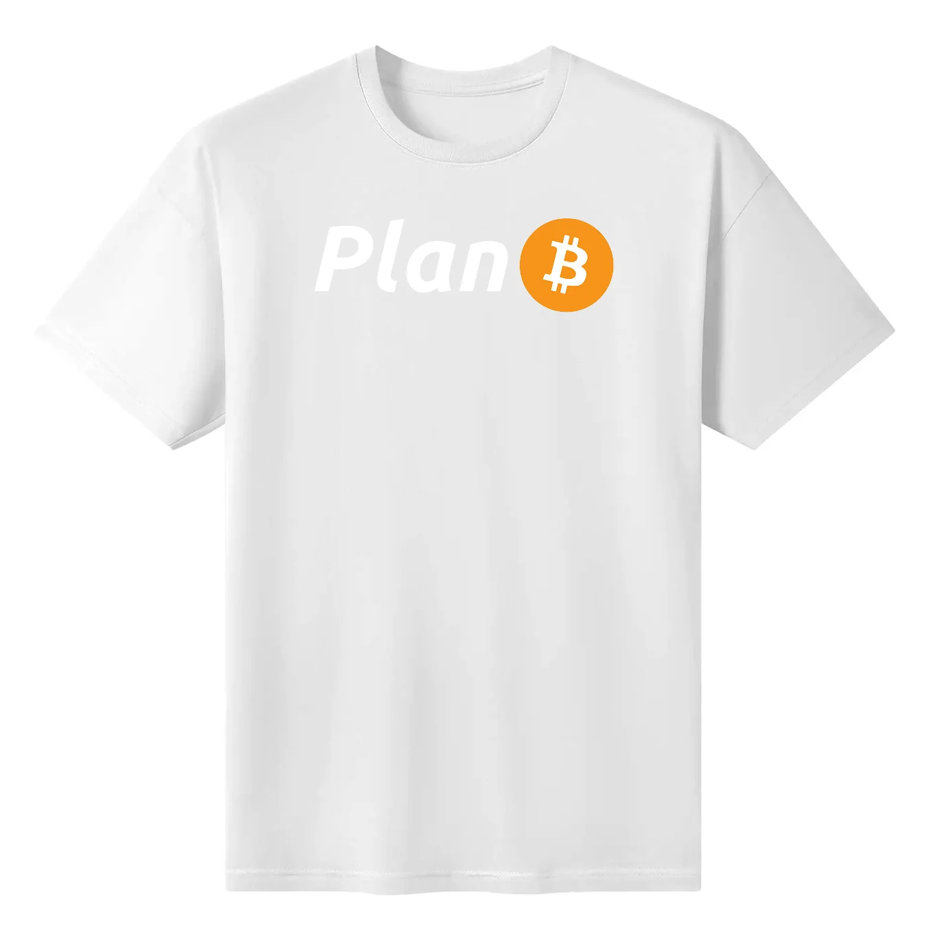 

Men Plan B Cryptocurrency Bitcoin Funny Print T Shirts For Men Tops Tees Classic Fit Birthday Gift Cotton Summer T-Shirt