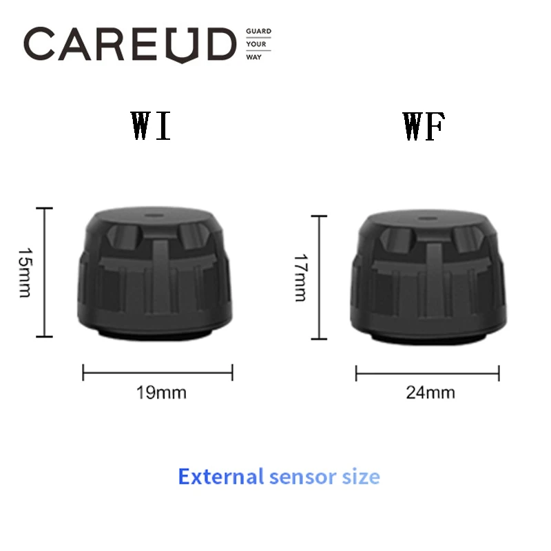 2 Models TPMS Sensor for Choose! Only Used For CAREUD Serial Car Tire Pressure Monitor for Sensor Broken-Down or Lost