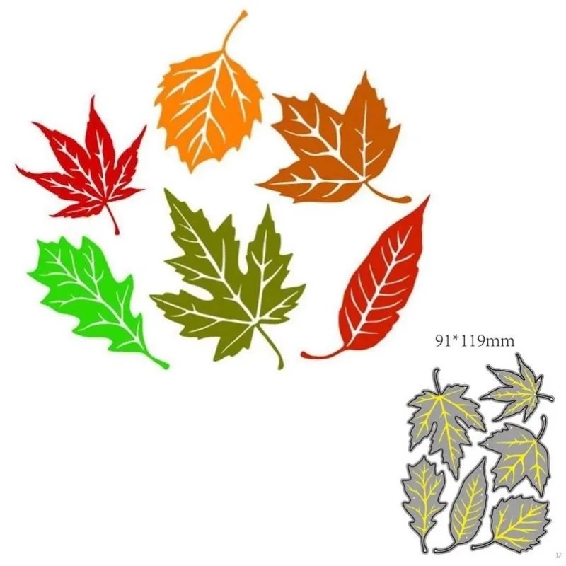 Color Leaf Metal Cut Dies Stencils for Scrapbooking Stamp/Photo Album Decorative Embossing DIY Paper Cards