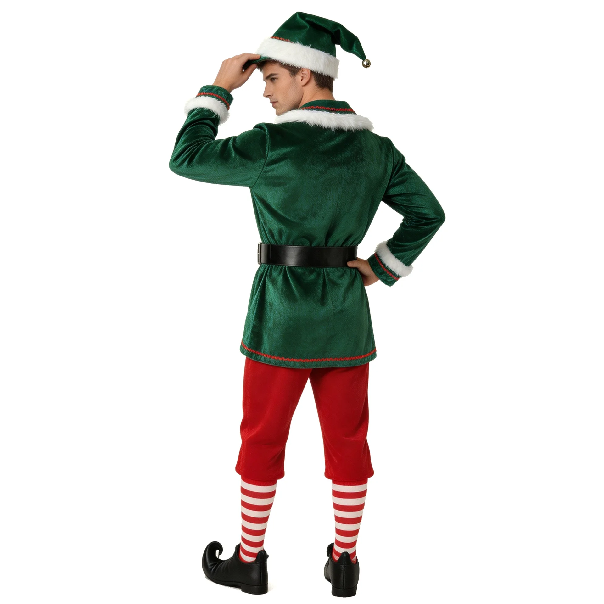 Déguisement Lutin Couple en Velours – photo 8