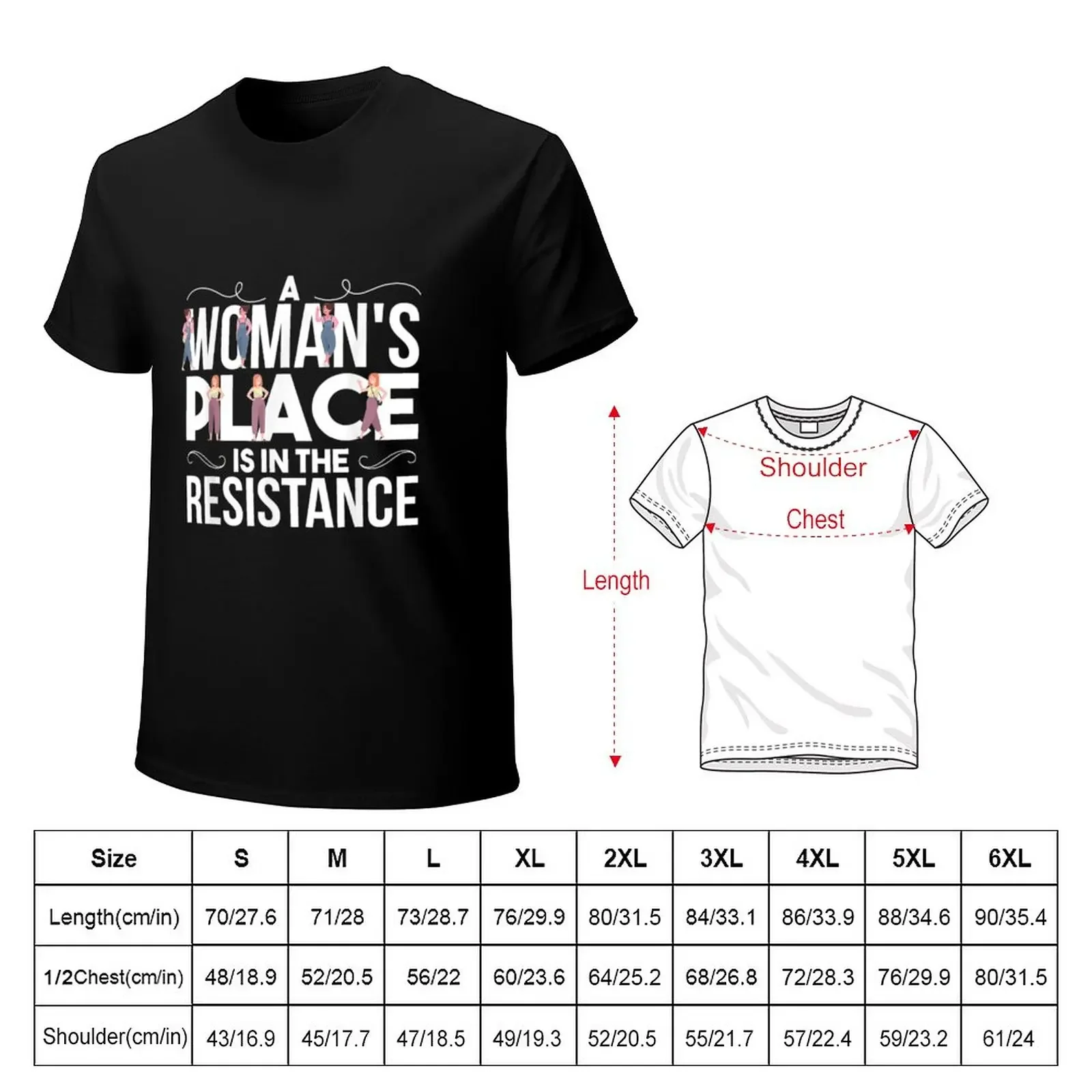 Womans Place Resistance March T-Shirt cute clothes customs design your own oversized t shirts for men