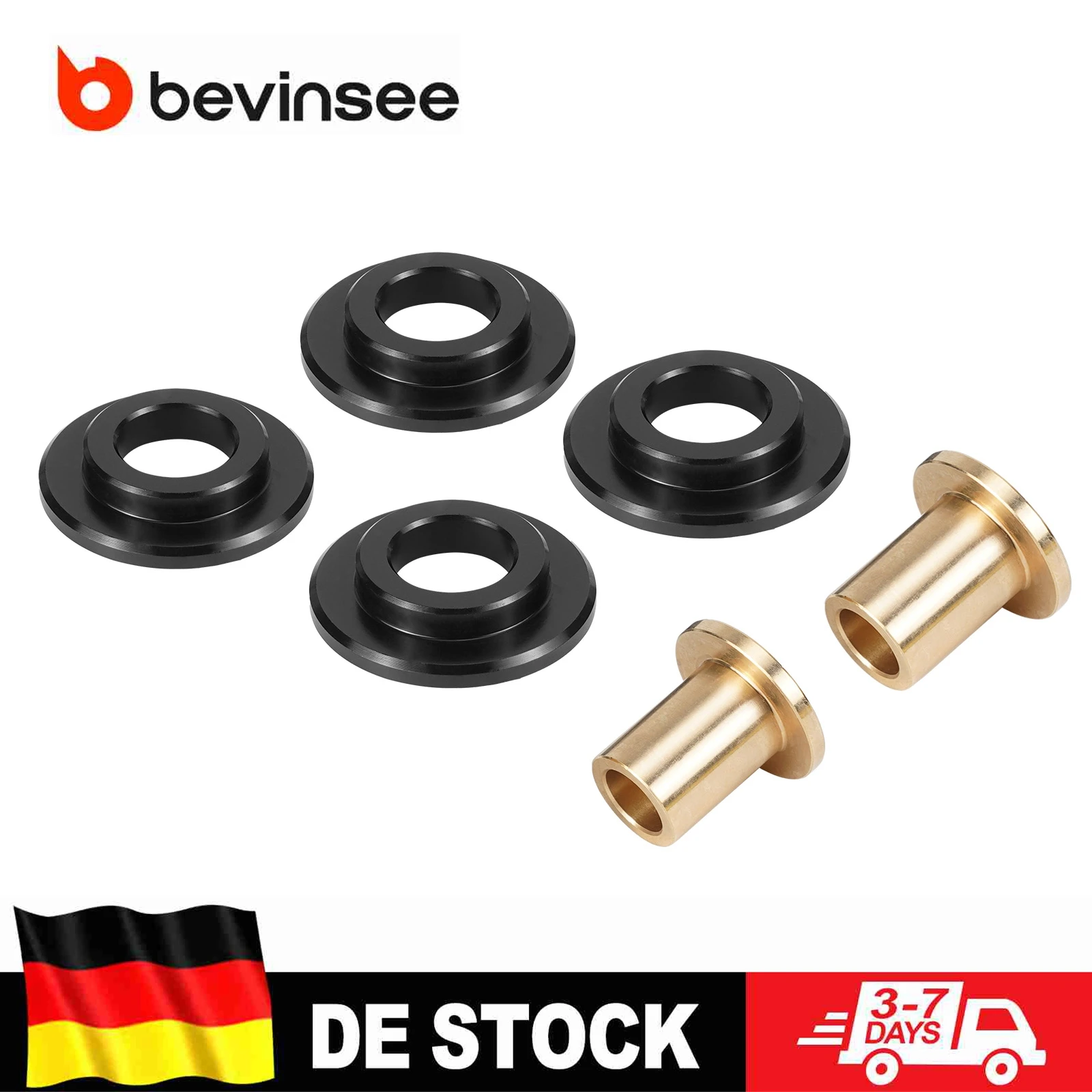 Kit Boccole Cambio BEVINSEE da Anteriore a Posteriore 10mm, da Lato a Lato 8mm per VW Golf 4/5, per Audi A3 per MQ250 Cambio Manuale a 5 Marce