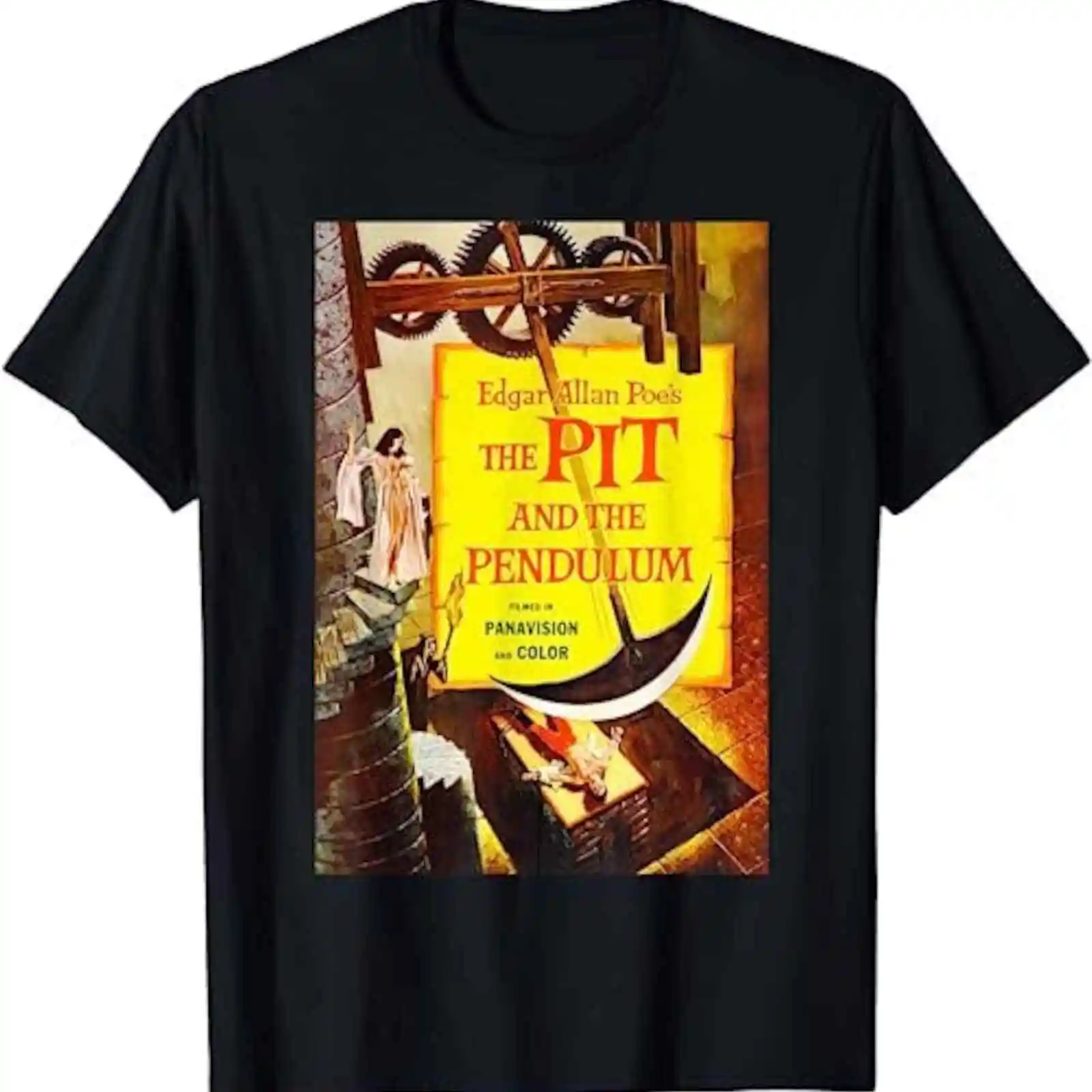 Allan Poe Pit and Pendulum Halloween Poster Horror Movie T Shirt SweaT H