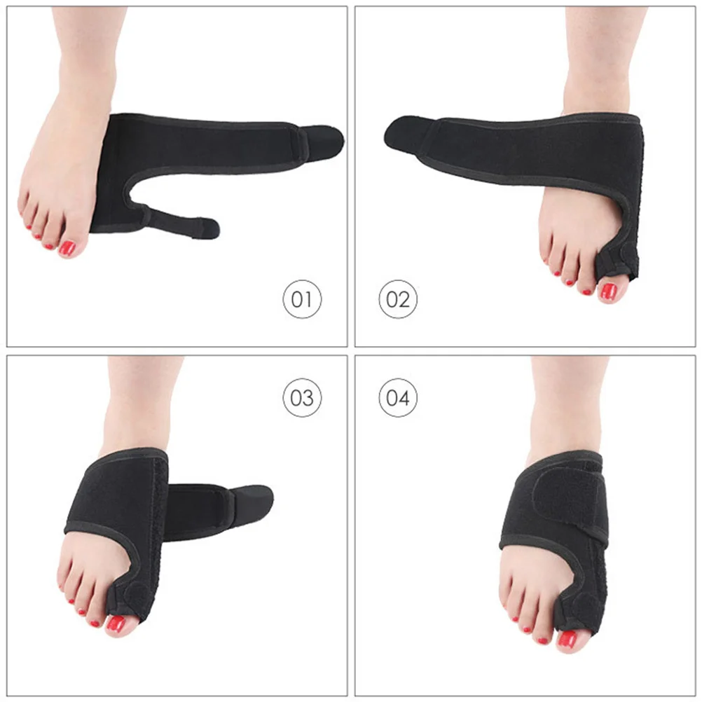 

1 пара корректоров вальгусной деформации большого пальца стопы, мягкий регулируемый корректор для большого пальца ноги, удобный дневной и ночной корректор для облегчения боли в пальцах ноги