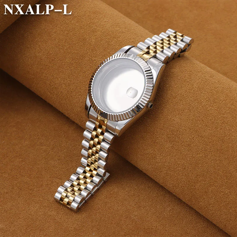 ل رولكس ل اليوبيل حزام الساعات عالية الجودة منحني نهاية حزام معدني 13 17 مللي متر 20 مللي متر 21 مللي متر الصلبة الفولاذ المقاوم للصدأ سوار إكسسوارات #5