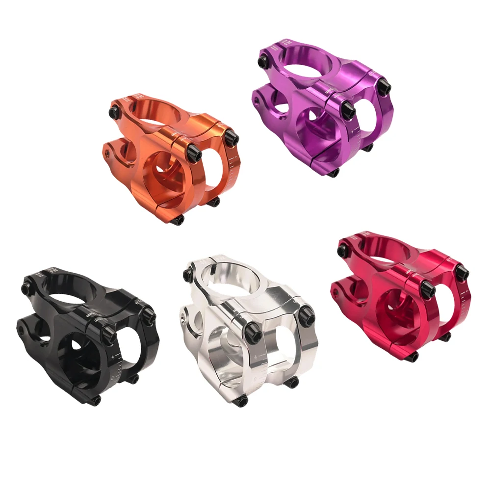 Biking Activities Orange Bike Stem Stem Holder Lightweight Bike Part Multiple Color Options CNC Process Construction
