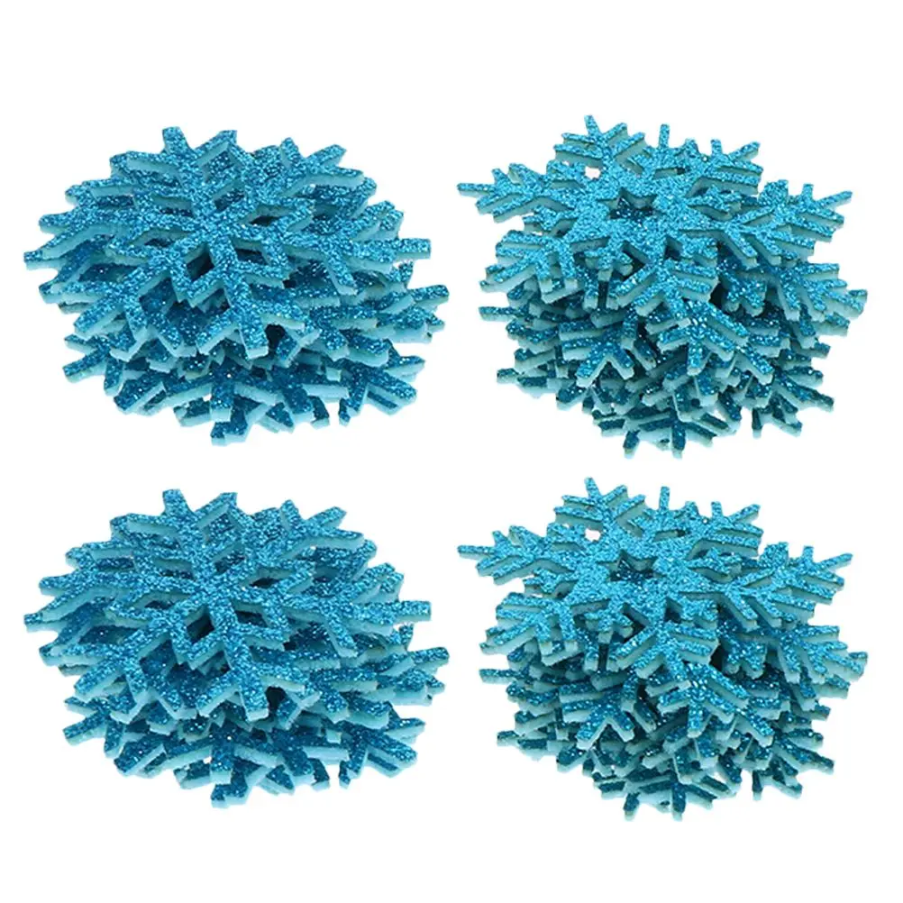

20pcs Handmade Hair Accessories Materials Cloth Snowflake Patches for Clothes DIY Embroidery Fabric Decorations