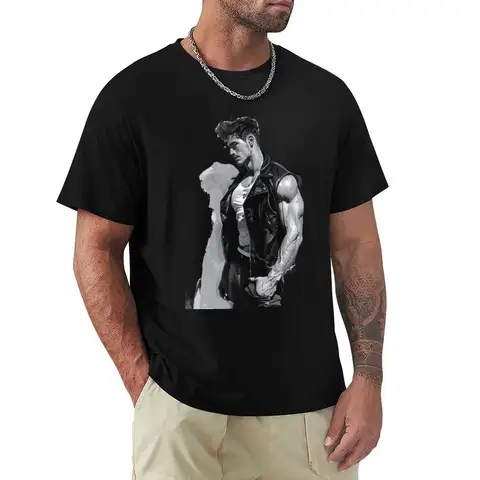 Bad boy bad boy Tom of Finland Vintage T-Shirt Big Size Simple T-Shirt