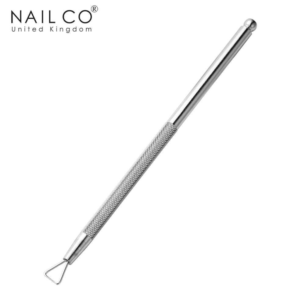 1pcs 네일 플레너 고품질 스테인레스 스틸 매니큐어 네일 젤 폴리쉬 제거 큐티클 푸셔 네일 태클 네일 도구