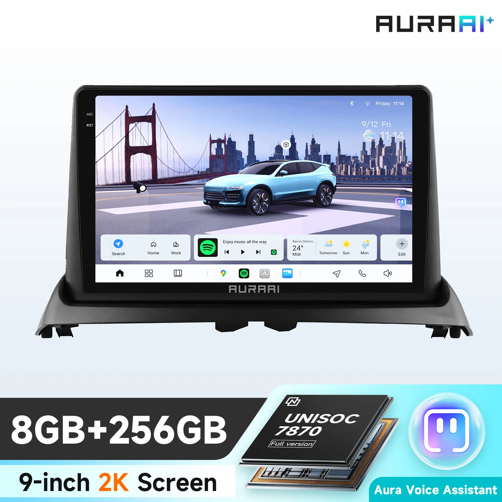 HD 2K Display Scherm voor Renault CLIO 3 2005 - 2014 Auto Multimedia Speler Smart Intelligent Systemen Carplay 4GLTE Android Stereo