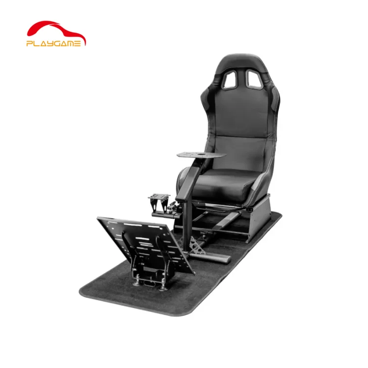 Custom Adjustable Pedal Plate Professional Car Driving Racing Simulator Chair Play Gaming Gear Shifter Holder Game Seat