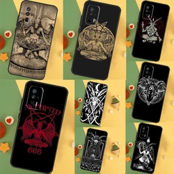 Pentagram Baphomet Satan Case For Xiaomi 13 14 Ultra 11T 12T 13T Pro 12 Lite POCO X6 Pro F5 M6 X5 X3 F3 M5s F6 Cover