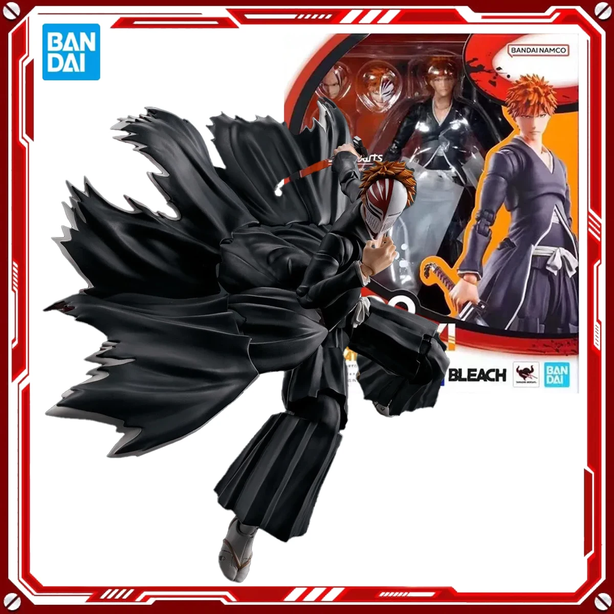 

Bandai натуральная Bleach аниме-модель наборы Куросаки Ичиго Getsuga Tensho игрушки SHF фигурка в сборе модель подарок для детей школа