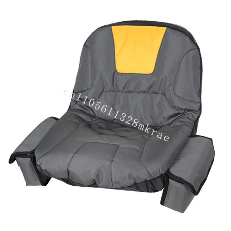 

New lawn mower seat cover Durable grey polyester tractor seat cover Outdoor tractor seat cushion
