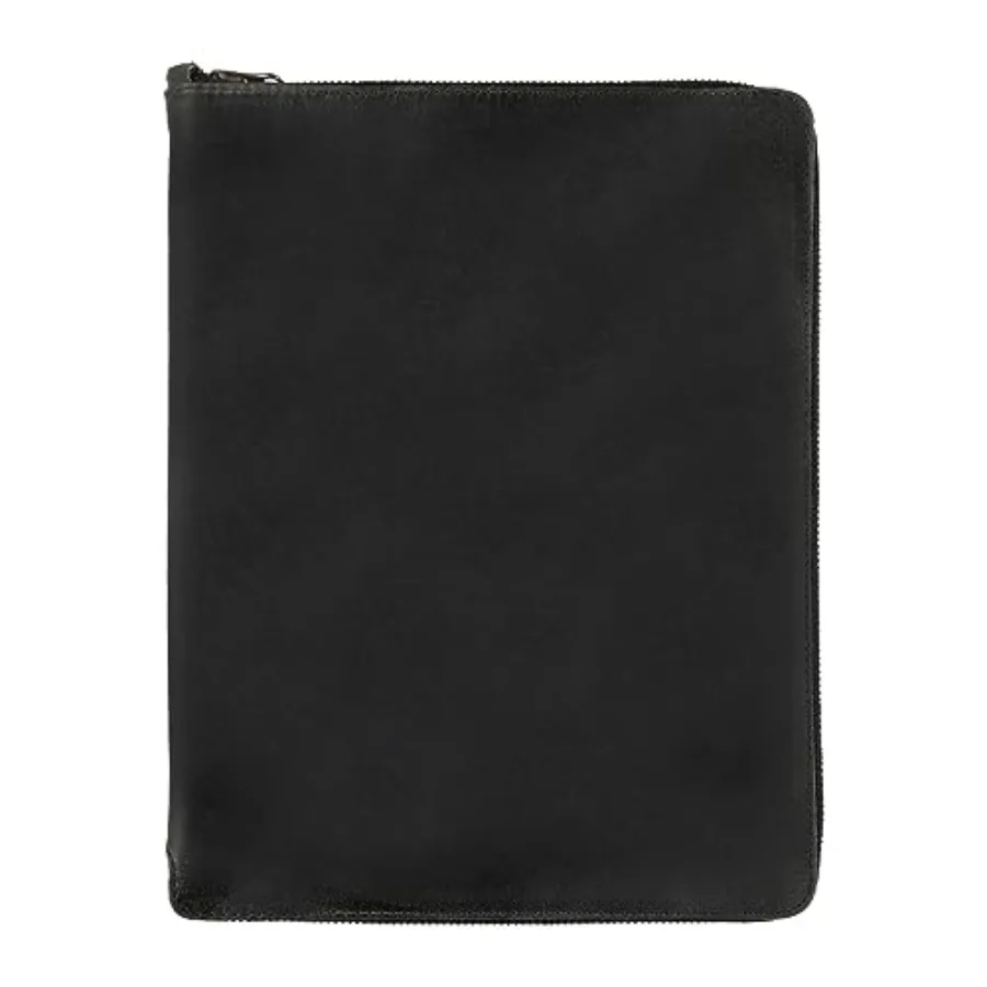 

Обложка для блокнота Moleskine XL на молнии, размер 7,5 x 9,75 дюймов. Блокнот (блокнот-ежедневник) из натуральной кожи ручной работы, цвет угольный (Charcoal), без блокнота для записей)
