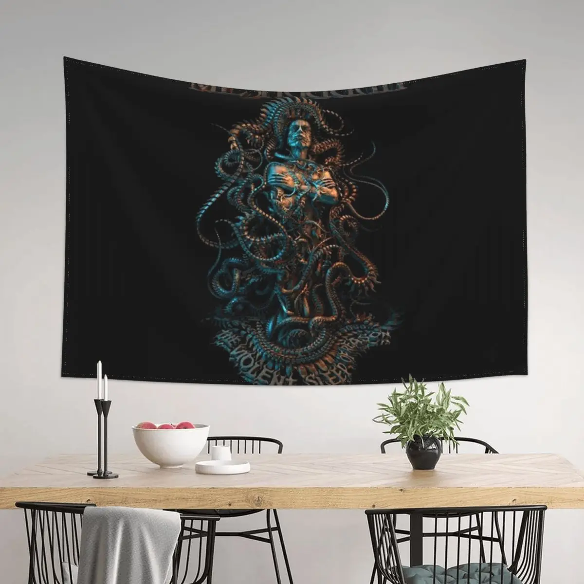 

Meshuggah Band Official Tapestry Decor For Room Home Supplies Room Design Tapestry