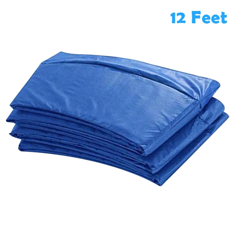 10/12 Feet Trampoline Protection Mat Round Spring Protection Cover Trampoline Safety Water-Resistant Pad Trampoline Accessories