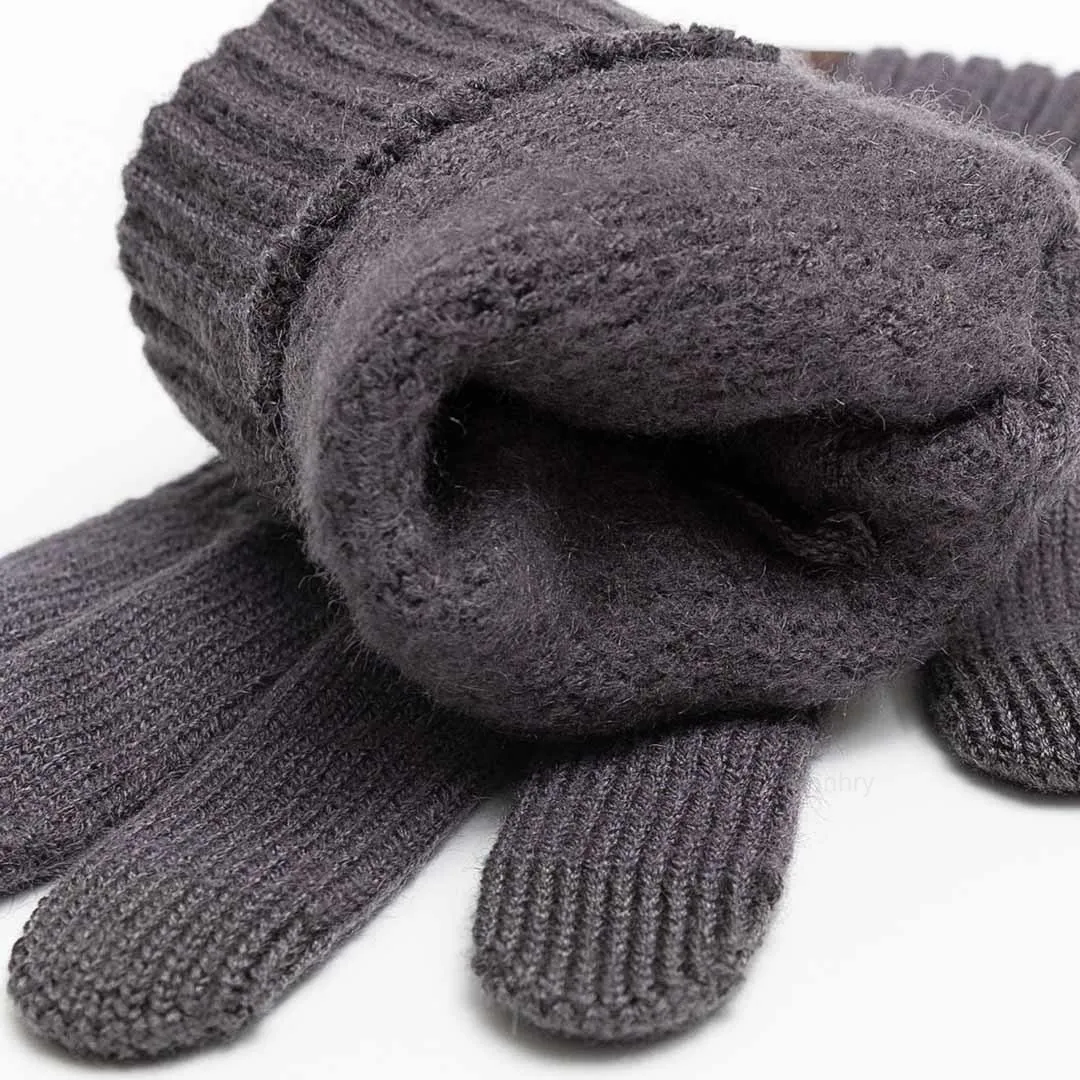 جديد Youpin FO ثلاثة إصبع شاشة تعمل باللمس الدافئة المخملية قفازات الشتاء الرجال قفازات محبوكة رشاقته الدافئة الإناث الذكور القفاز كامل الاصبع