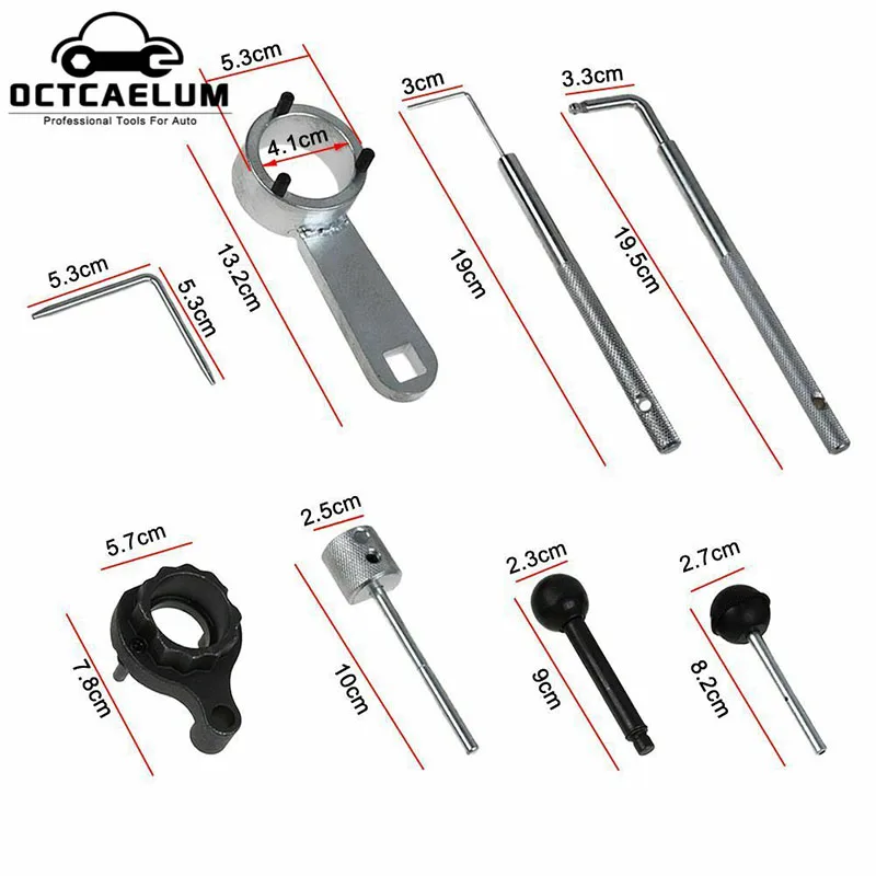 VAG Engine Timing Locking Tool Kit For VW Audi A3 A4 A5 A6 Seat Skoda Diesel Engine 1.4 1.6 2.0TDI CR 2012