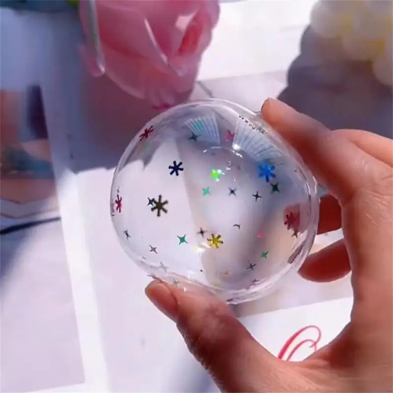 1/3/5M Nano Double Sided Multipurpose Craft Making Blowing Bubble Sticky Traceless Nano With Glitter Random Color