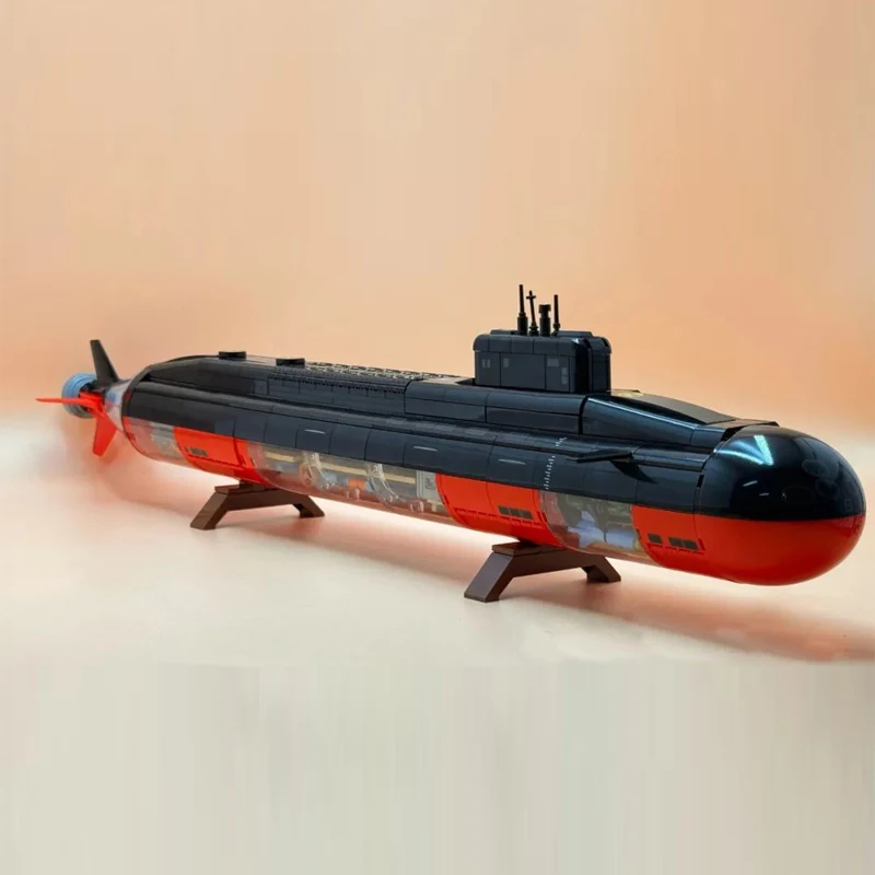 IN STOCK military Strategic Nuclear Submarine Building Blocks Bricks Assembling Model Toys for Children Birthday Gift Set