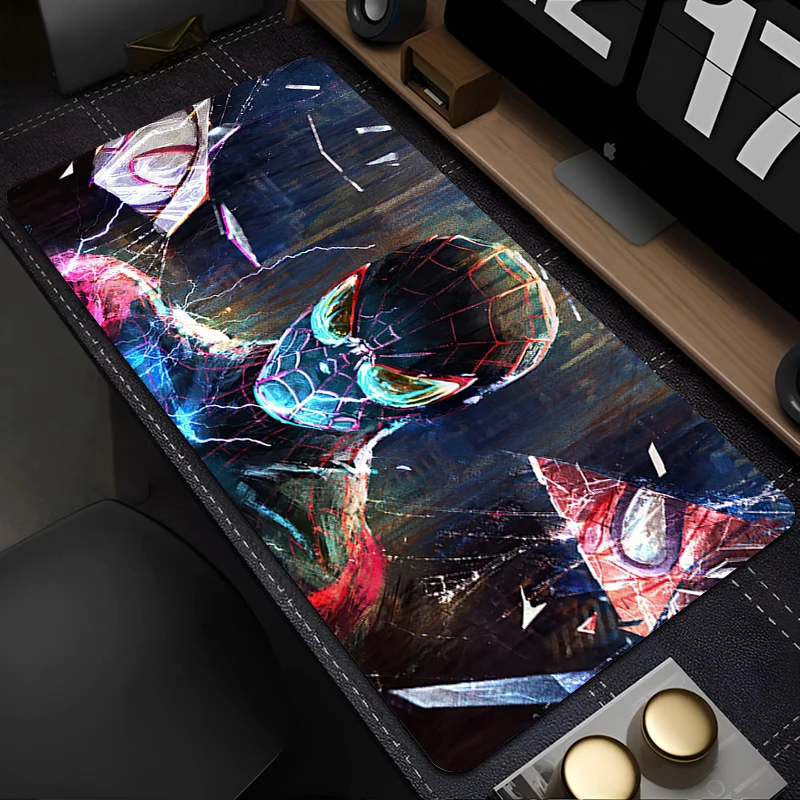 Marvel Spider-Man Anime Mouse Pad Office PC Kawaii Game Keyboard Mousepad Laptop Gaming Accessories Game Cabinet Desk Mat Carpet