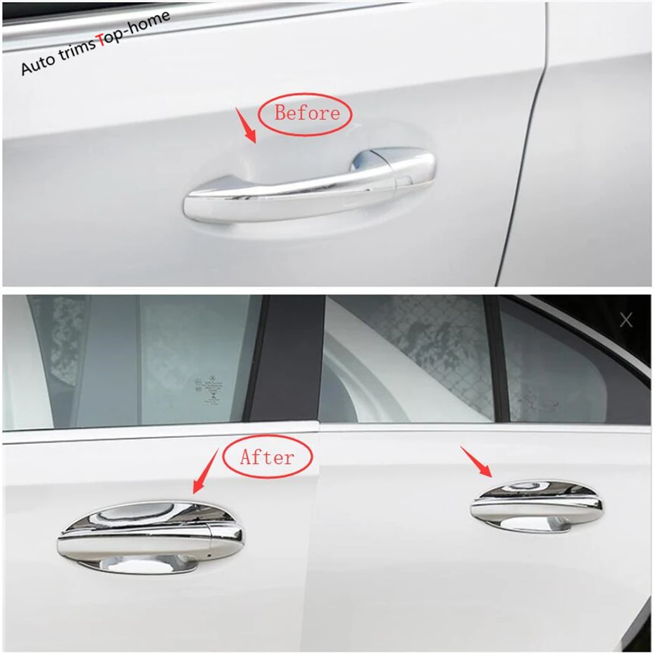 

Дверная ручка, застежка чаши, декоративная рамка, накладка, подходит для Mercedes Benz A Class W177 A200 A220 2019-2024, автомобильные аксессуары