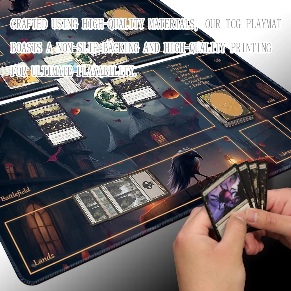 The mystery-Board Game MTG Playmat Game Mat Size 60X35 CM Compatible for TCG