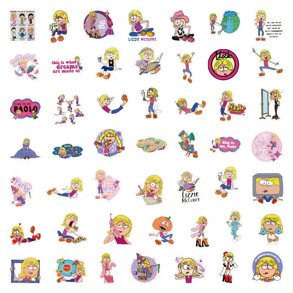 10/30/50pcs Disney Cute sophia McGuire Cartoon Stickers Funny Anime Girls Graffiti decalcomanie Phone valigia diario Sticker giocattolo per bambini