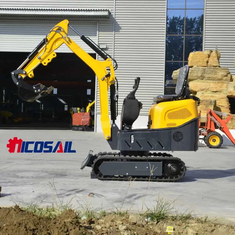 รถขุดขนาดเล็กคุณภาพสูง ผลิตในจีน สำหรับงานฟาร์ม สวนผลไม้ งานก่อสร้าง และจัดสวน